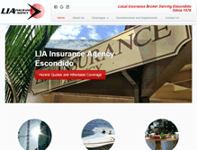 Tablet Screenshot of liainsurance.com